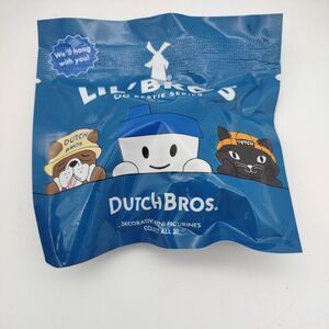 New Dutch Bros Lil Bros OG Besties Decorative Mini Figurine Dec 2025 Coffee Cup
